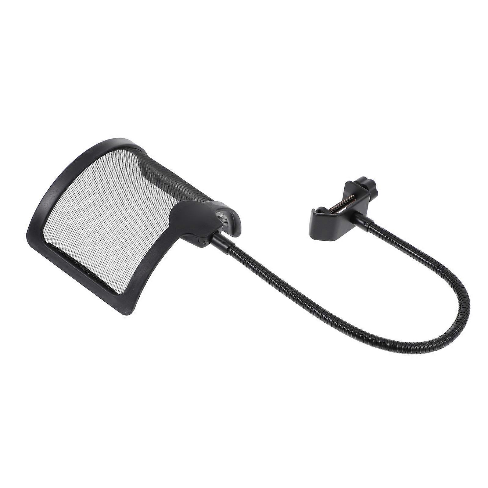 Wind Screen Filter for Microphone Recording 2Pcs Black Mic Shield