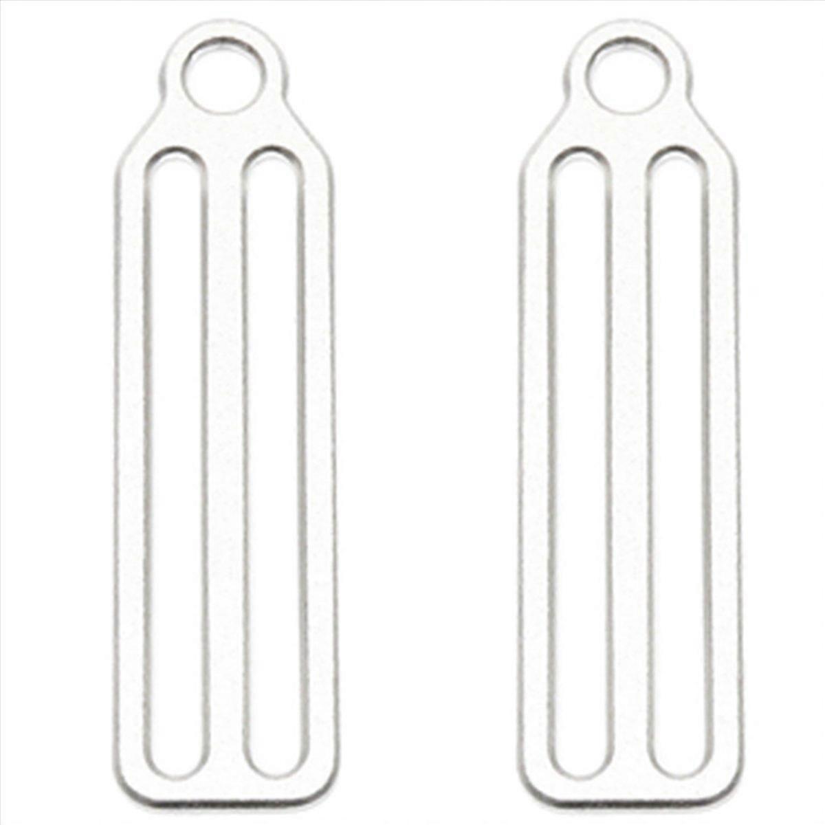 2X Scuba Diving Tech Diving Sidemount BCD Fixing Buckle Rope Retainer for 2Inch Webbing Diving Acces