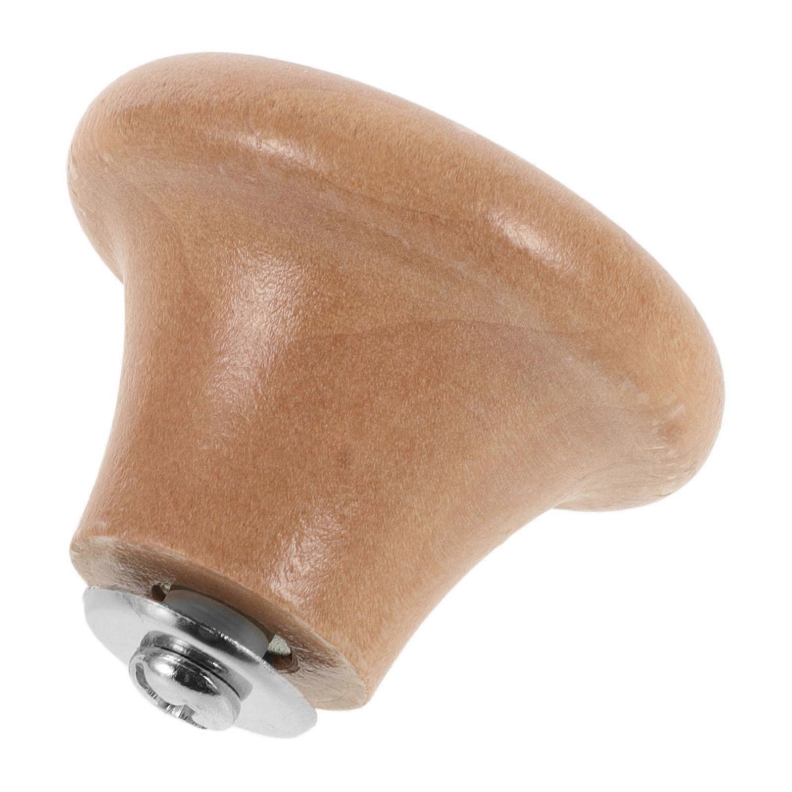 Replaceable Lid Knobs Wood Pot Lid Handles for Home Use Heat Resistant Material