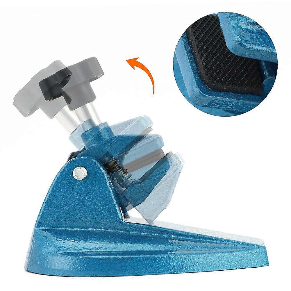Micrometer Stand for Micrometers Up to 4" - Professional Grade Cutting Tools Stand with Large Clamp Knobs
