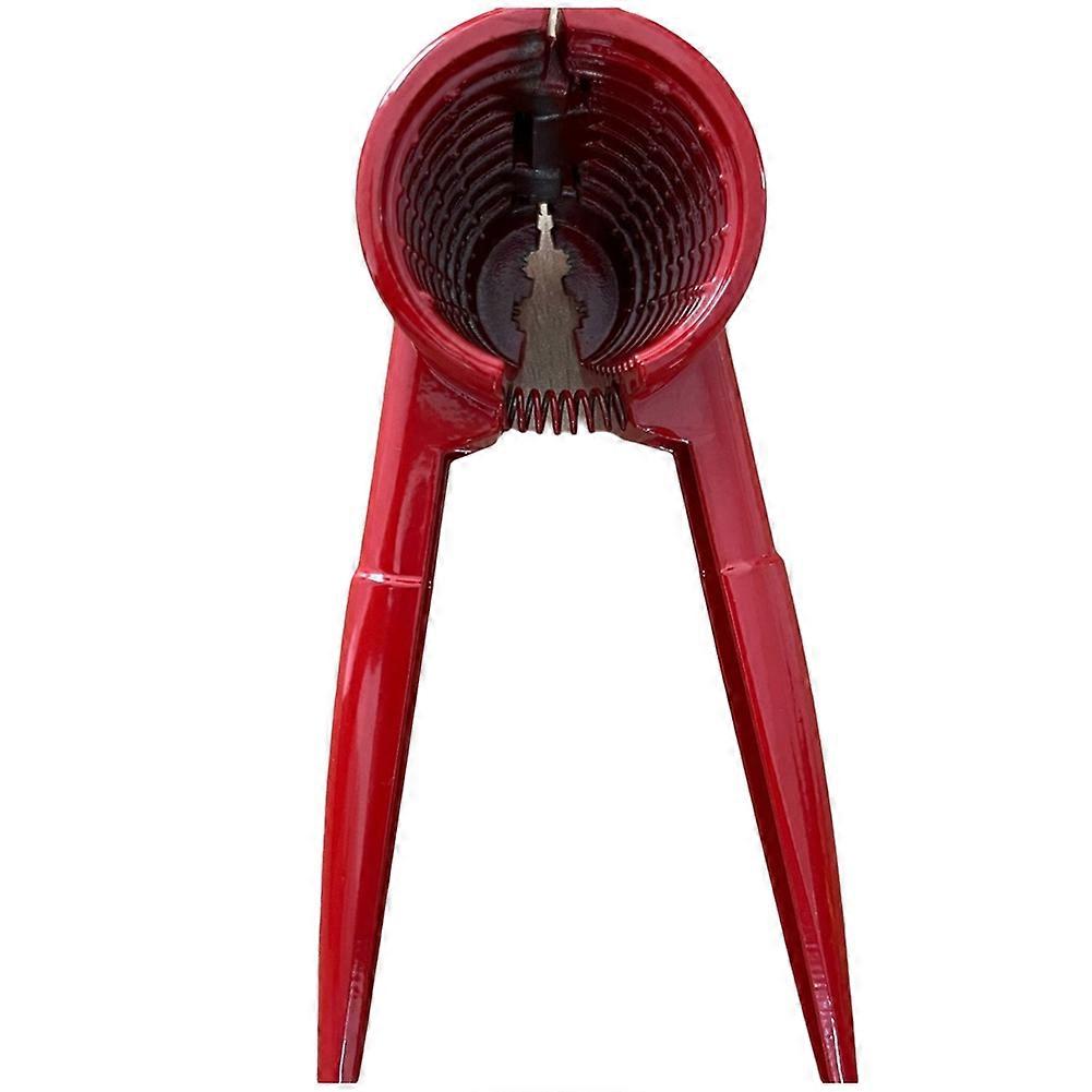 Multifunction Nutcracker with Non-Slip Handle, Alloy Shell Cracker Red