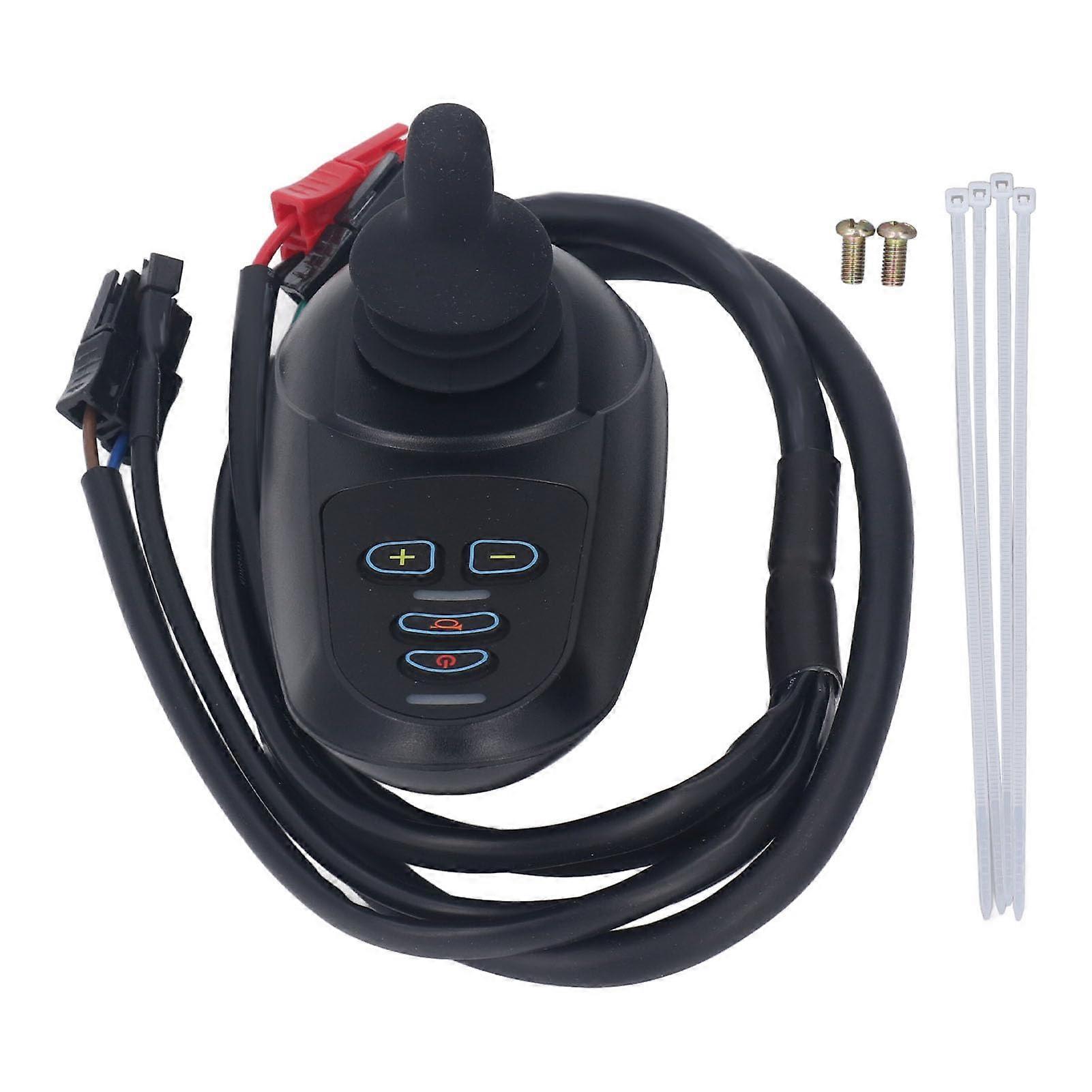 Electric Wheelchair Controller with Joystick, 24V Mobility Scooter Replacement, Precise Speed Control
