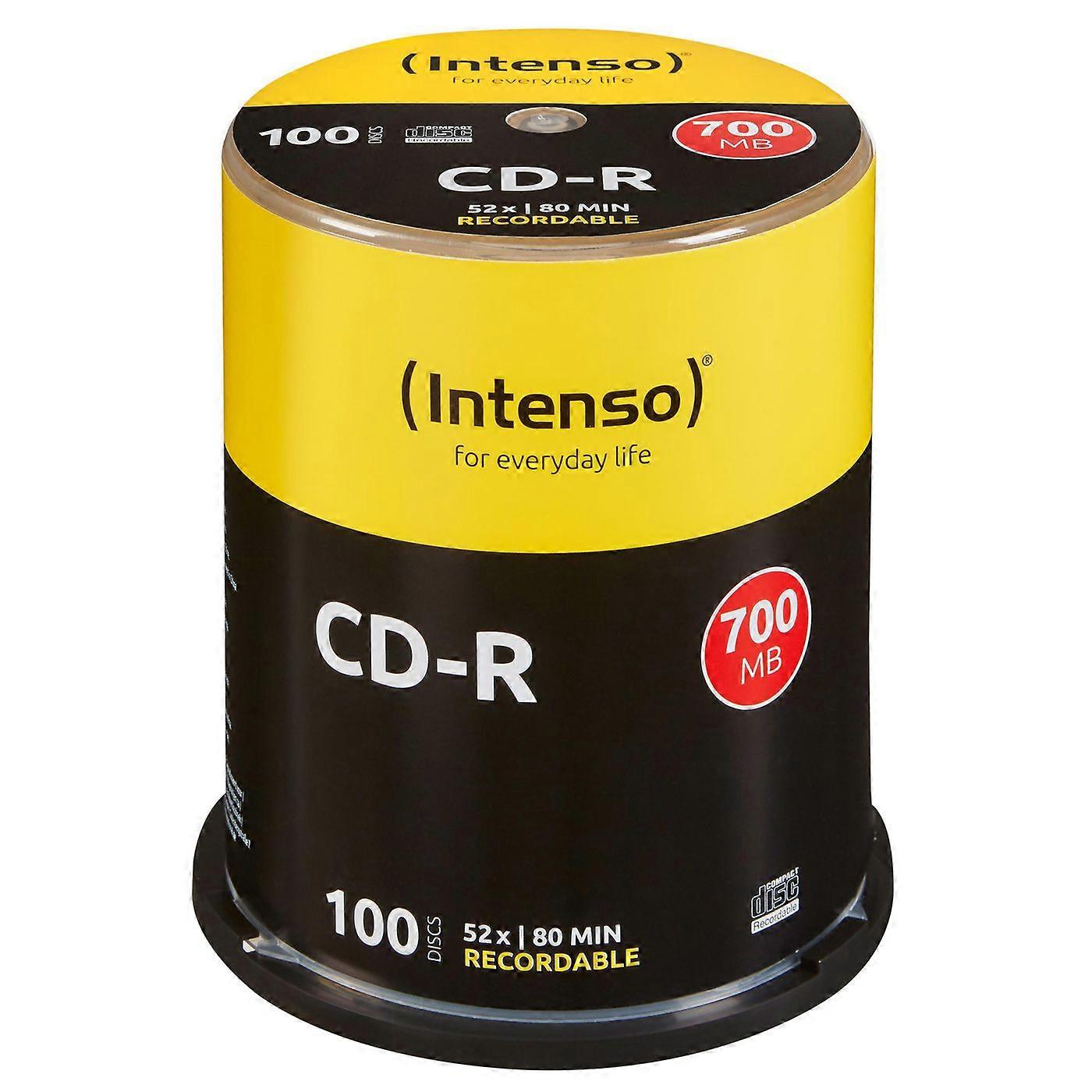 CD-R 700 MB, CD-R, 700 MB, 100