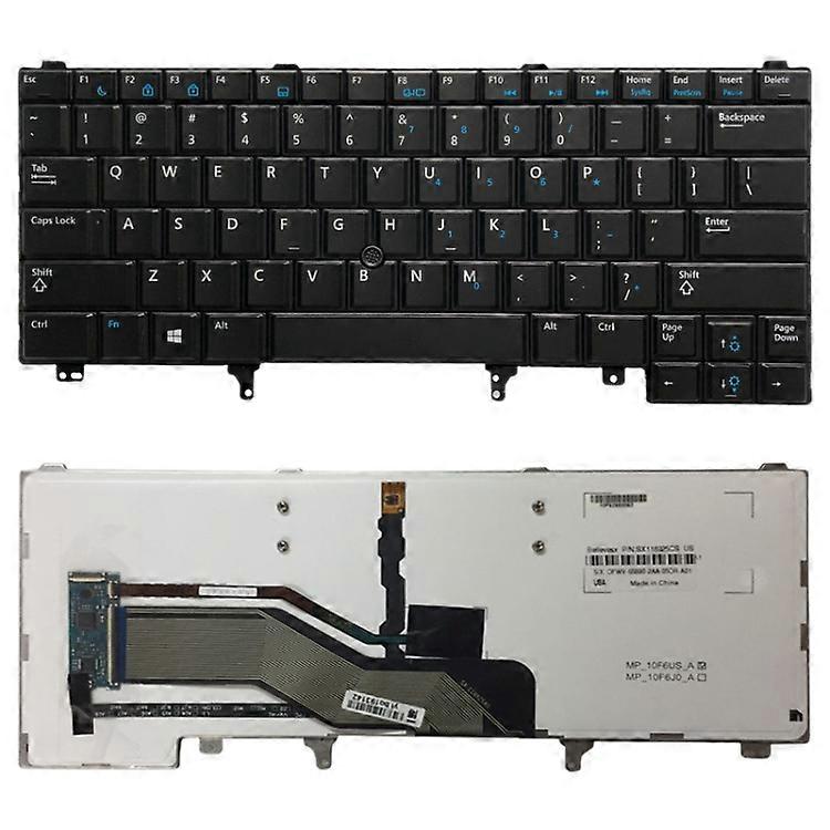Phone Part compatible Backlit US Keyboard compatible Dell Latitude