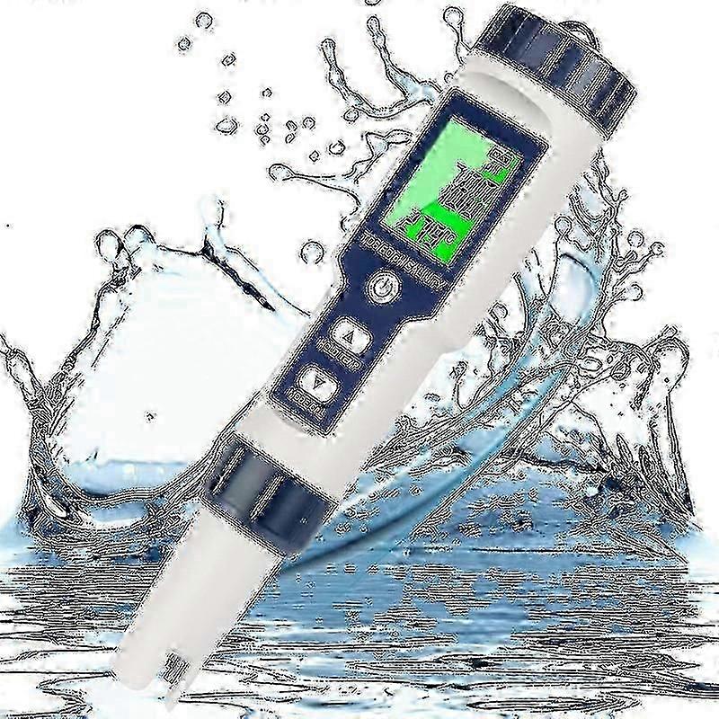 Saltwater Pool Tester - 5 Function Digital Ph And Water Quality Meter