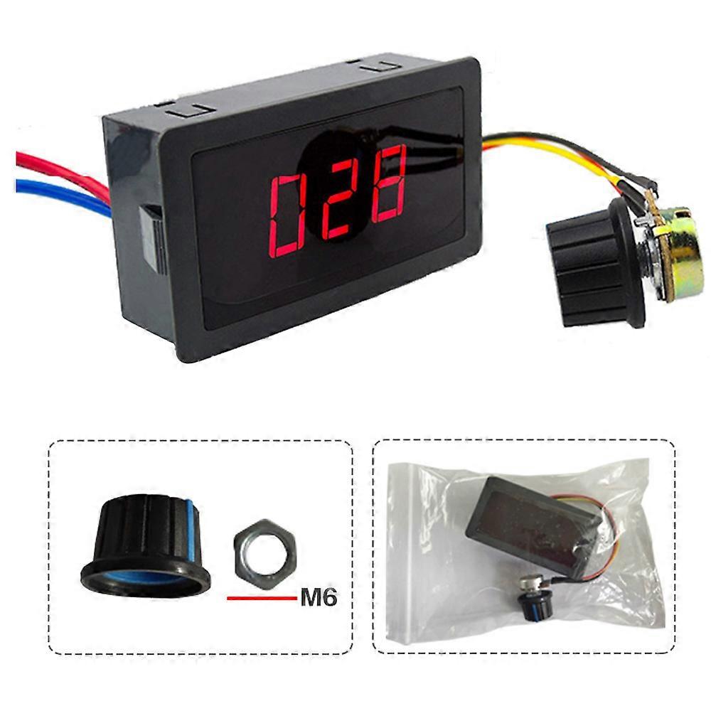 Direct-Current Speed Controller 24V Digital dc Motor Speed Regulator PWM Stepless Speed Control Switch