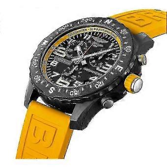 Luxe herenhorloge met quartz chronograaf, multifunctioneel ontwerp en zes pinnen, geschikt voor professioneel gebruik.