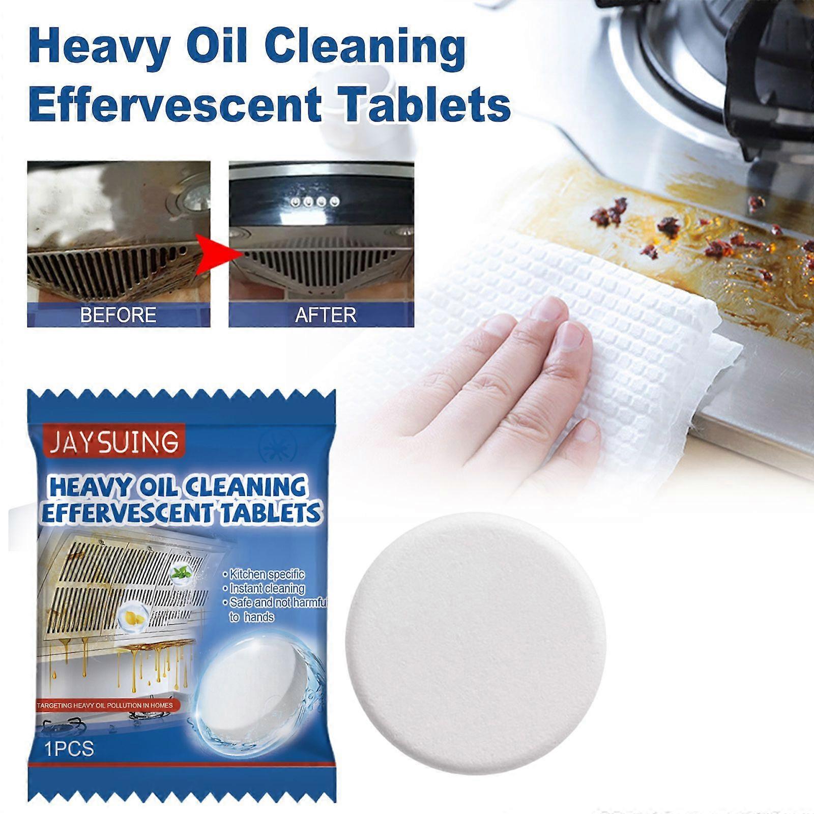 Heavy Oil Cleaning Effervescent Tablets, Kitchen Grease Remover