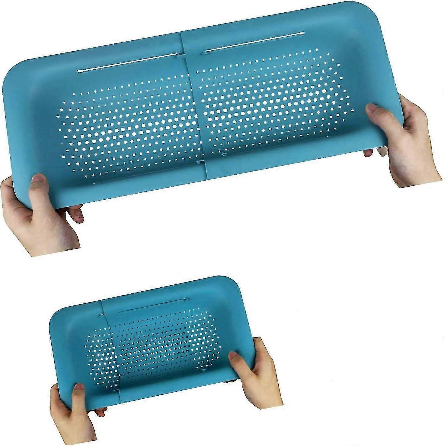 Pasta colander foldable sink drain basket