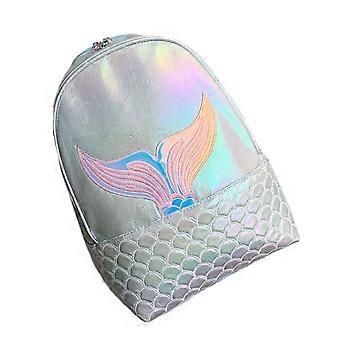 Sac bandoulière tendance, sac à dos multifonctionnel en PU pour étudiantes, bleu