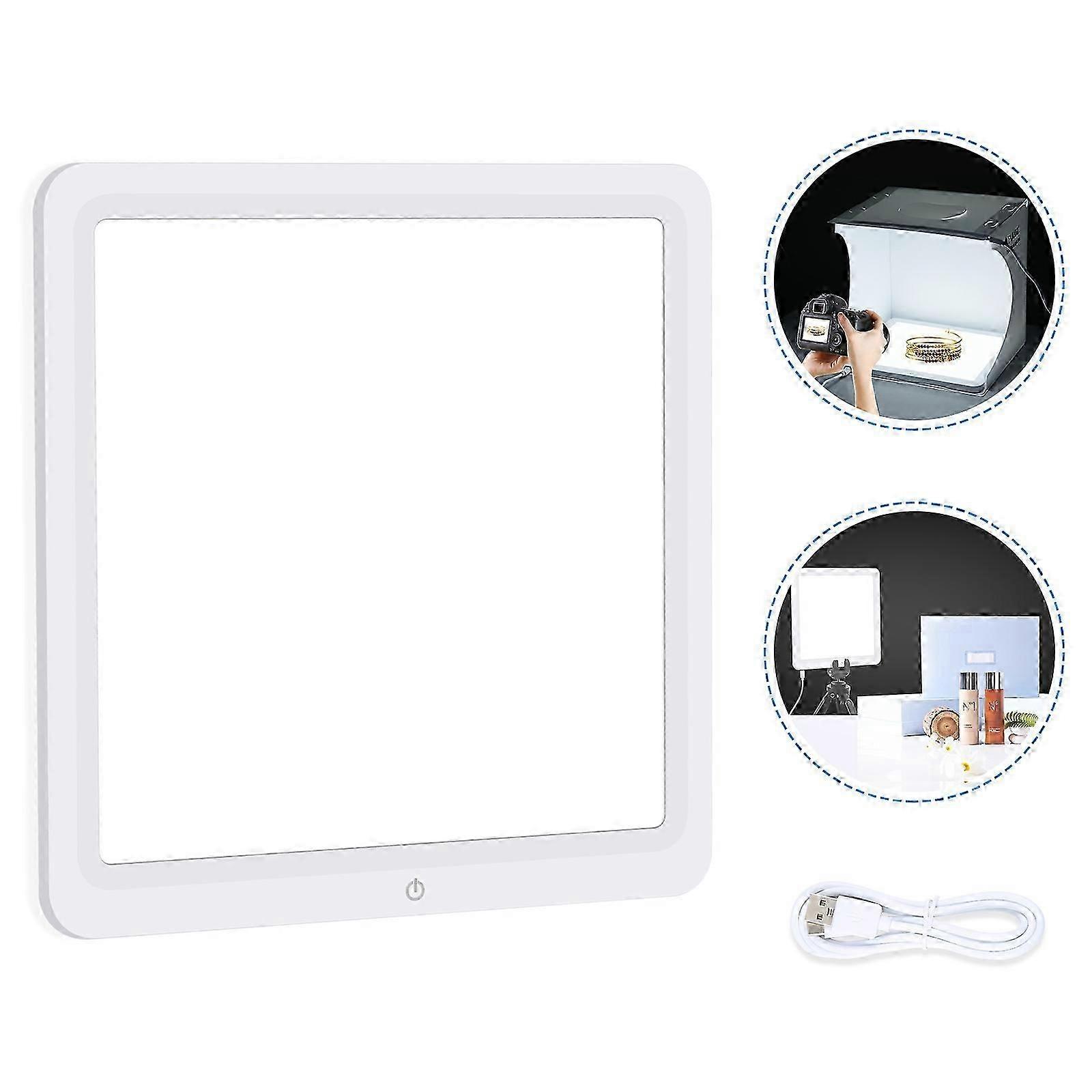 20cm LED Shadowless Light Pad for Photo Studio Box