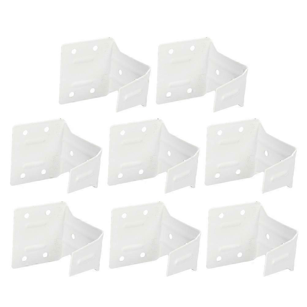 8pcs Iron Brackets for Blinds Headrail Holders Mounting Bracket Replacements Window Blinds Headrail Bracket Set