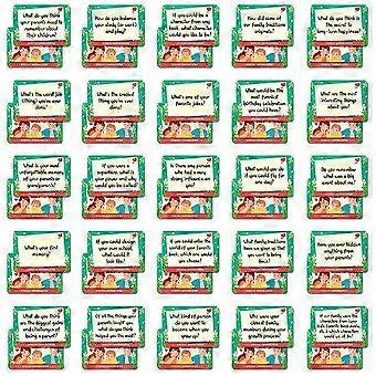 50pcs Parent-Child Conversation Cards - Spark Engaging Family Discussions & Build Trust Together!