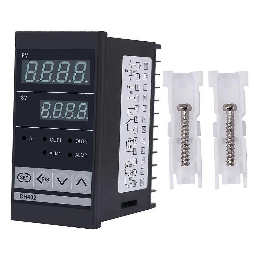 CH402 AC85?264V High Precision Smart PID Temperature Controller Thermostat Relay TC/RTD Input