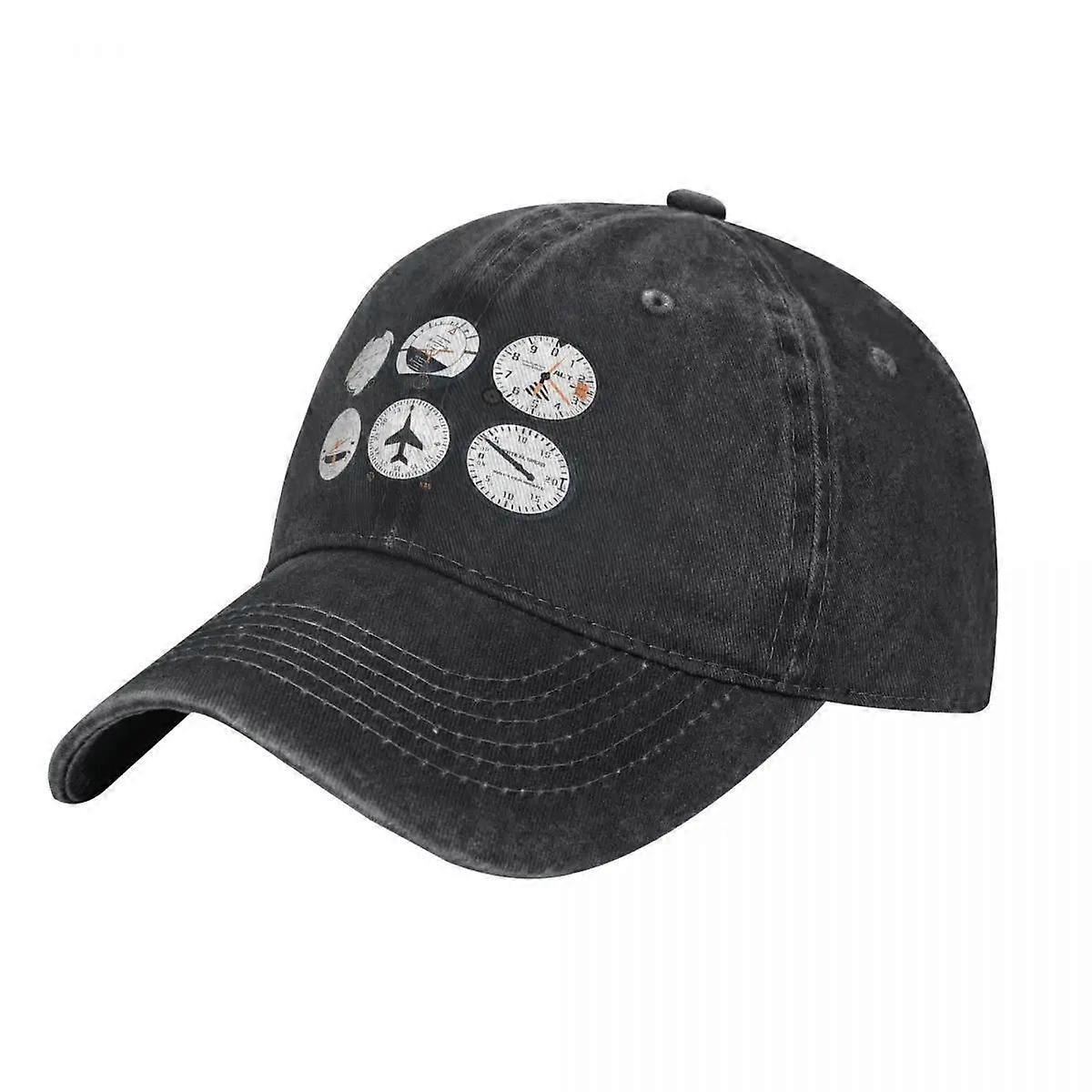 Basic Six Flight Instruments Fashion Baseball Cap