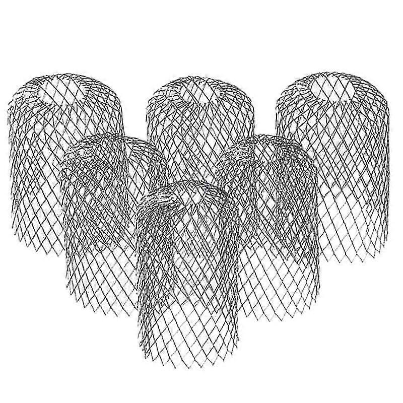 6 Pack Calha Downspout filtro filtro - 3 polegadas alumínio expansível - Stop Blockage Leaks
