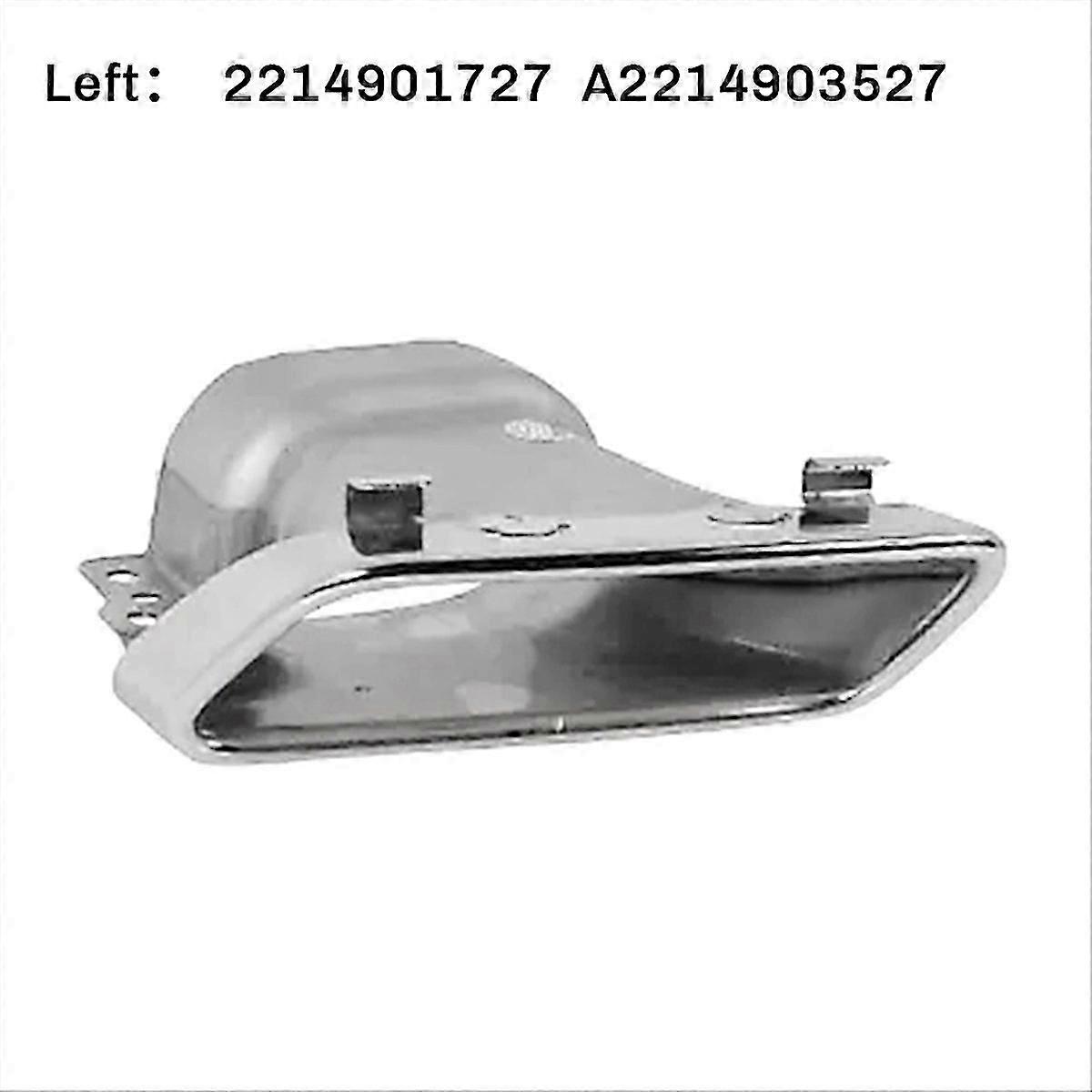 compatible for Rear Exhaust Pipe Left Right Muffler Decorative
