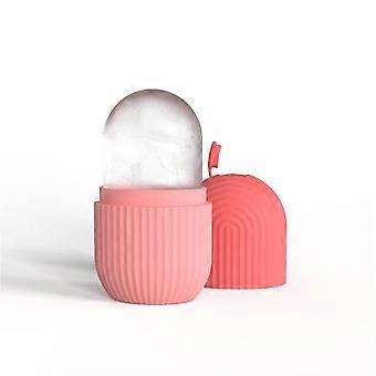 Ice Face Roller Ice Cube Beauty Massage Silicone Ice Mold For Eye Puffiness Ice Facial Roller Shrink Pores Multifunctional Mold
