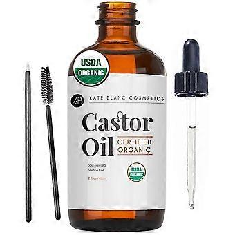 2025 Castor Oil Organic (2oz), 100% Pure, Cold Pressed, Hexane Free. Stimulate