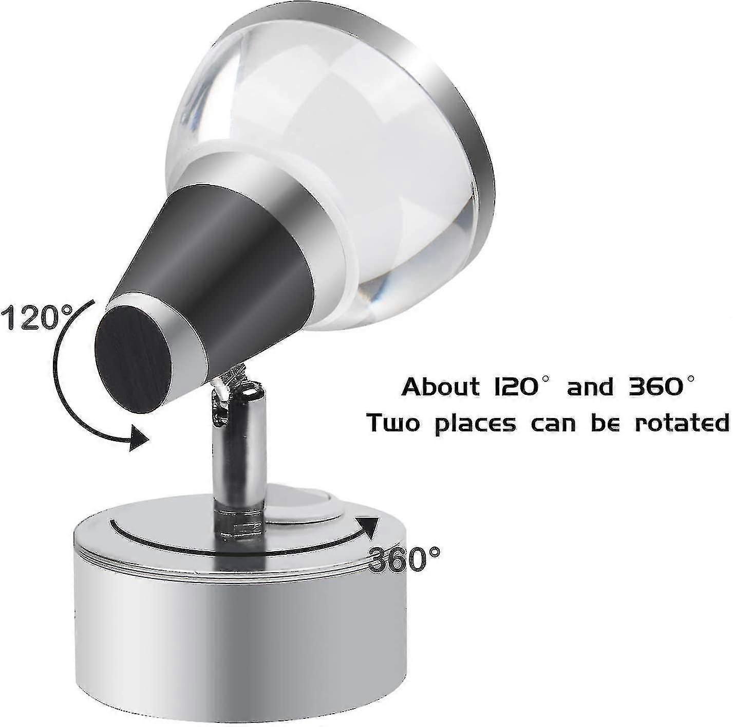 12v Led Rv Reading Light Interior, With Switch Dc Adjustable