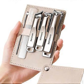 Zestaw do manicure 5 szt. Zestaw do pielęgnacji osobistej Obcinacz do paznokci Zestaw do pielęgnacji Zestaw do paznokci Prezent kompatybilny z Krewnymi Przyjaciele Rodzina Podróże