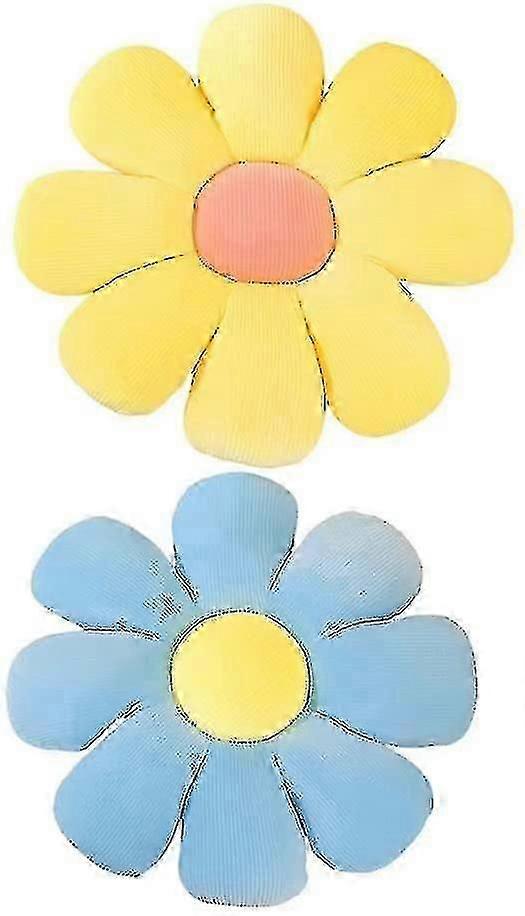 2pcs Floral Cushion Covers for Sofa Bed Floor Seating