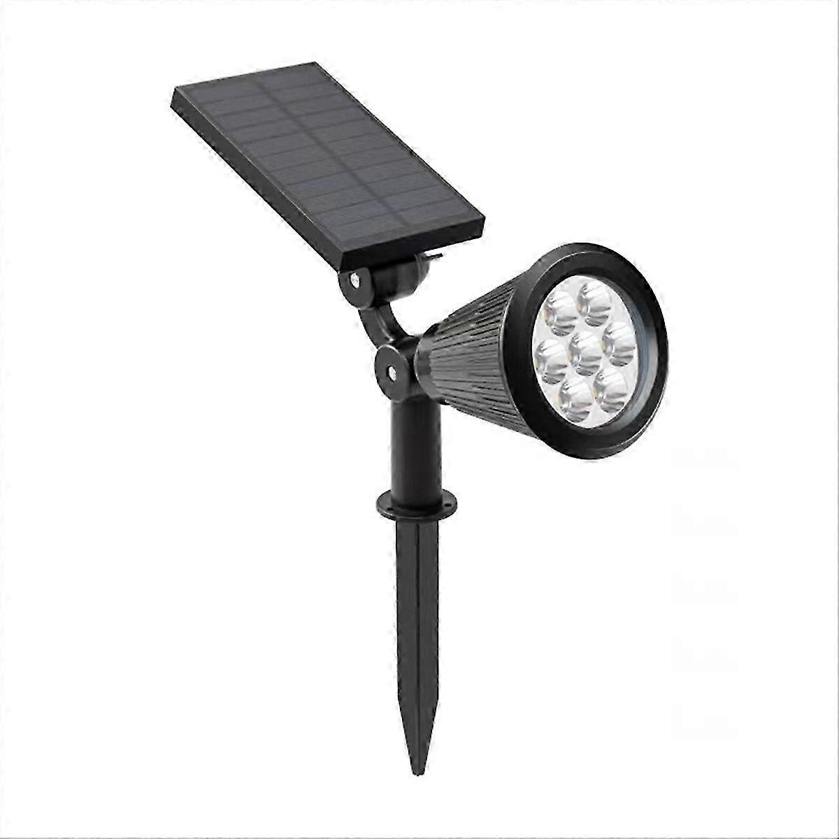 7LED Solar Ground Plug Light Outdoor IP65 Waterproof Spotlight,C