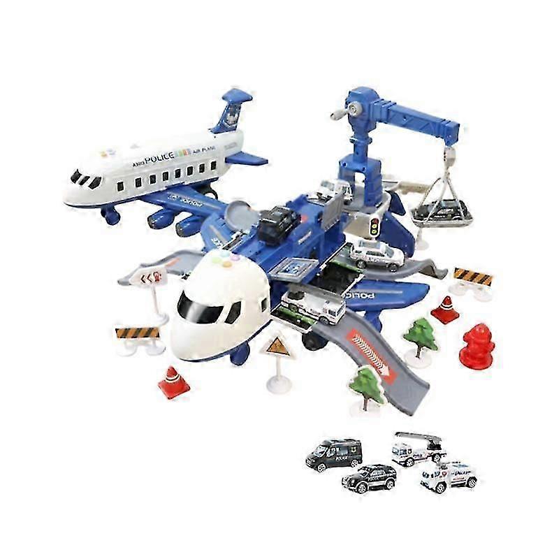 Megaplane legetøj, Kiddycorner Megaplane, Transport Fly Bil Legetøj Sæt