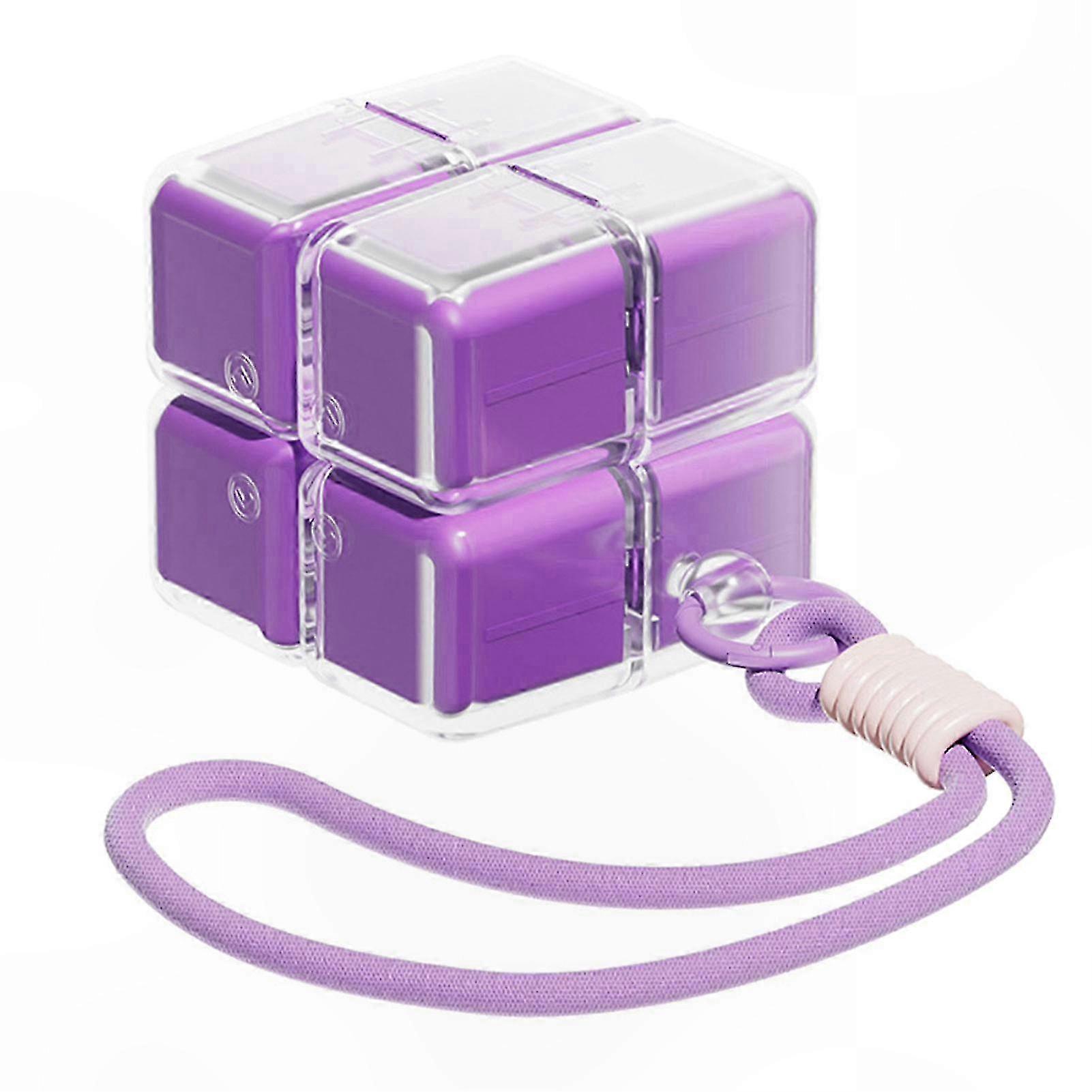 Magnetic Weekly Pill Organizer with Moisture-Proof Sealed Drawstring Box for Creative Storage Solution