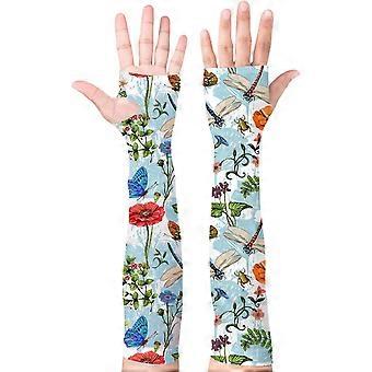 Gardening Sleeves for Women Leaf Sleeves to Cover Arms Sleeves Anti-Scratch Farm Sun Protection Cooling Sleeve