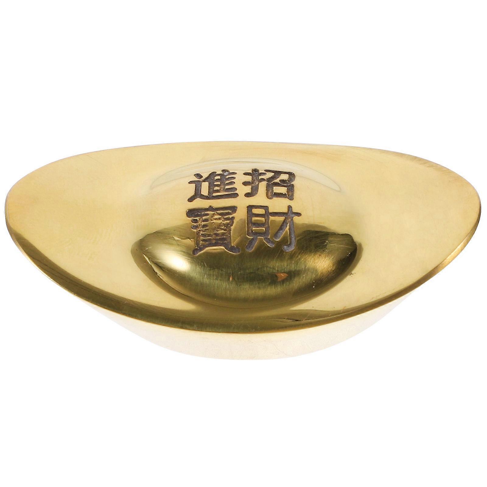 Copper Ingot Pen Holder for Calligraphy Brush Practical Storage