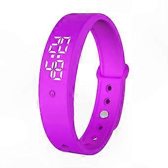 Silent Vibrating Alarm Watch with Multiple Alarms, Rechargeable for Adults and Kids