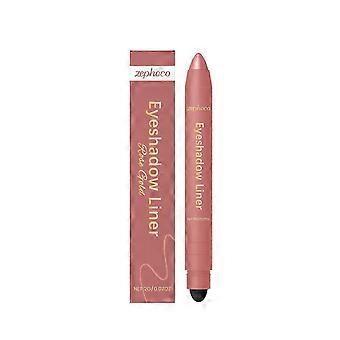 2-in-1 eyelinerstick, waterdicht zweetbestendig niet gemakkelijk te vervagen zijdezacht gemakkelijk aan te brengen kleurweergave oogschaduw eyeliner pen