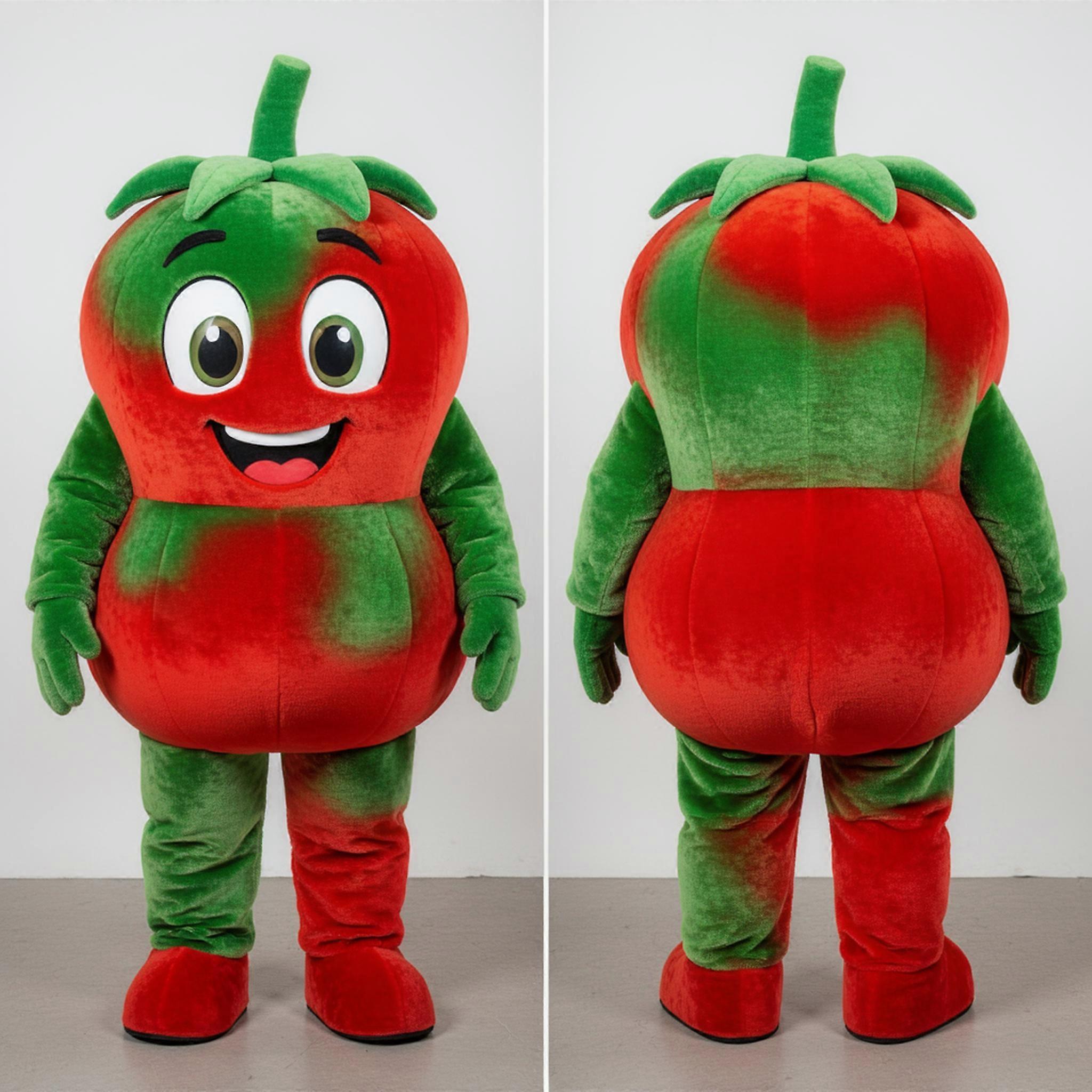 MASTICOT Scarlet Velvety Tomato Mascot
