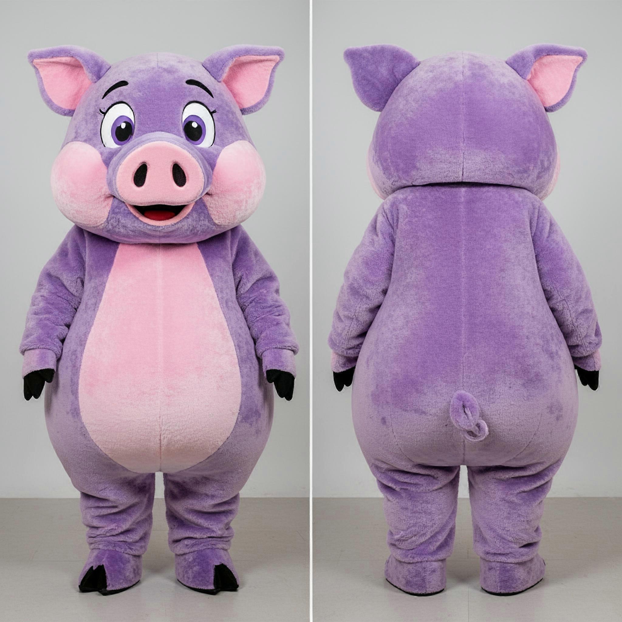 MASTICOT Lavender Velvety Sow Mascot