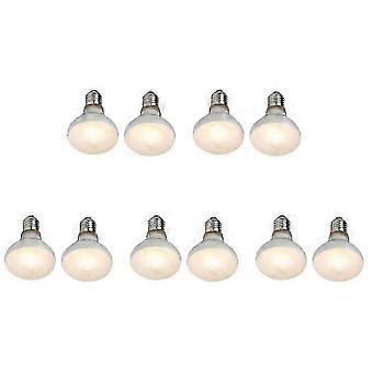 10-Pack Reptile UVB UVA Heat Bulbs 100W Sun-Like Brightness for Amphibians