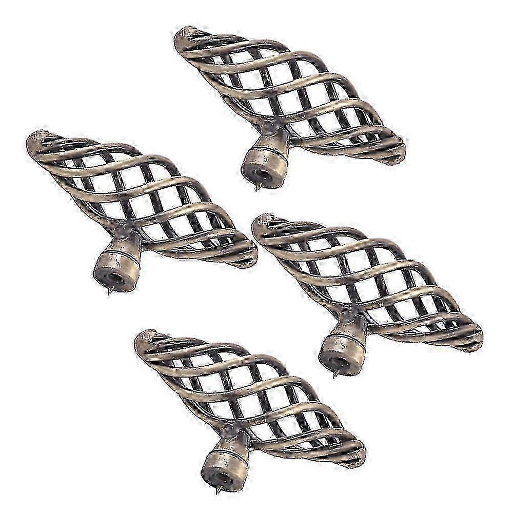 Nordic Bird Cage Design Pull Handle, 4pcs Alloy Knobs (Patina)