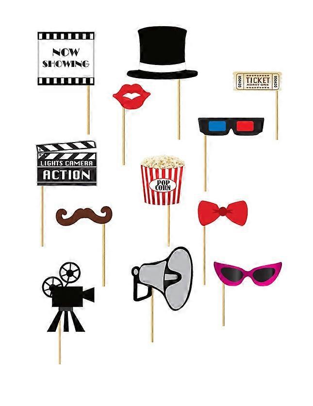 12-piece Cinema Photobooth Kit