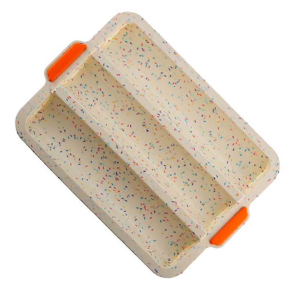Three Slots Bread Mold French Bread Mold for Baking Pan