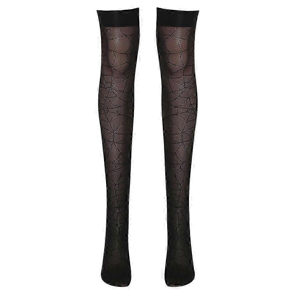 Spider Pattern Halloween 2Pcs Black Decor Pieces