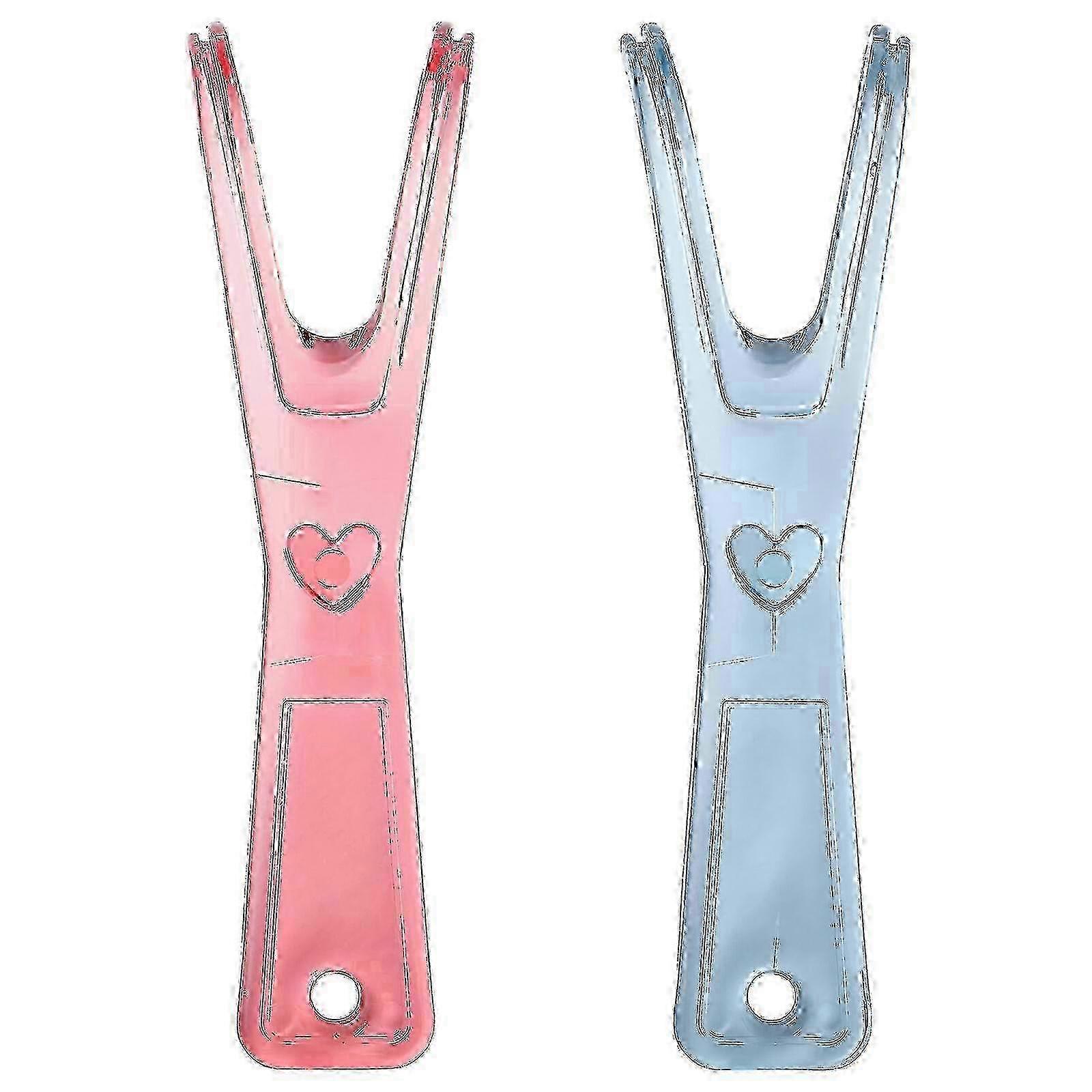 2pcs Plastic Flosser Replacement Rack Dental Floss Holder Dispenser