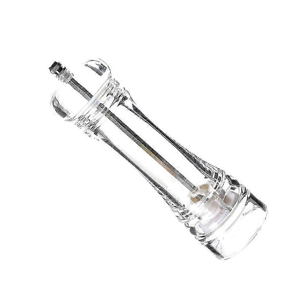 Transparent Pepper Mill Grinder for Adjustable Sea Salt
