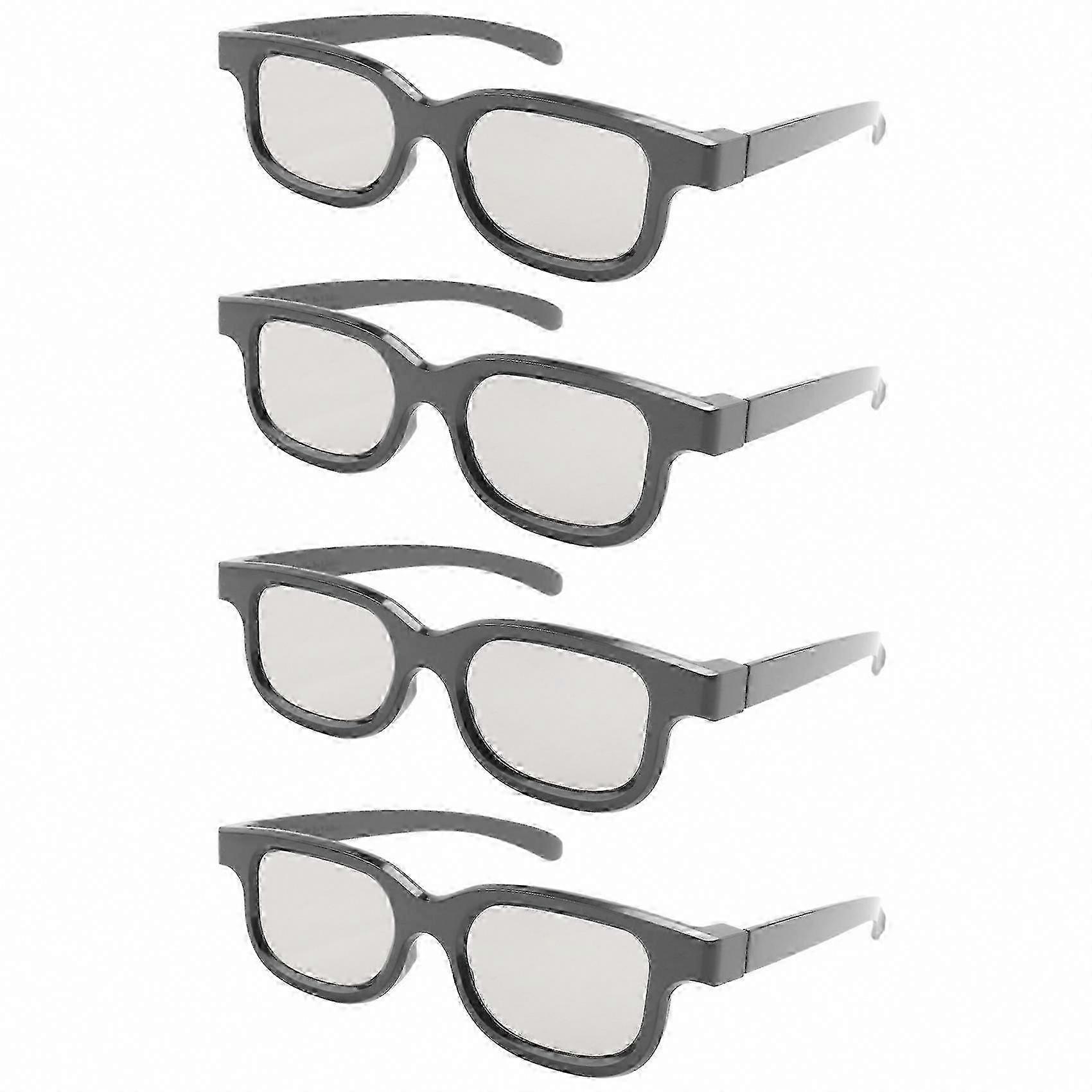 Lightweight Polarized 3D Glasses 4-Pack