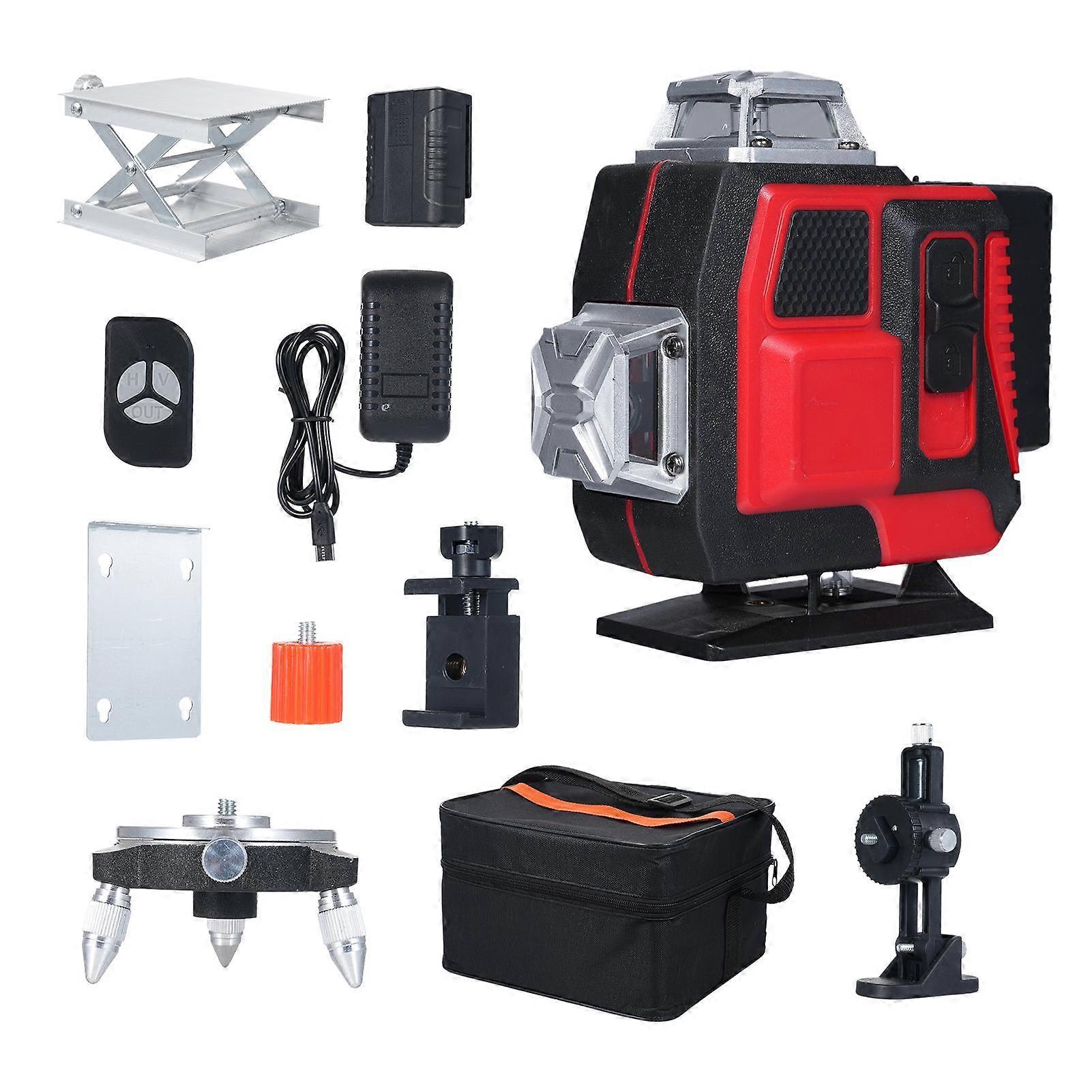 Multifunctional 16 Lines Laser Level 3 degrees  Self leveling Machine Leveling Tool Omnidirectional Ground Wall Sticker