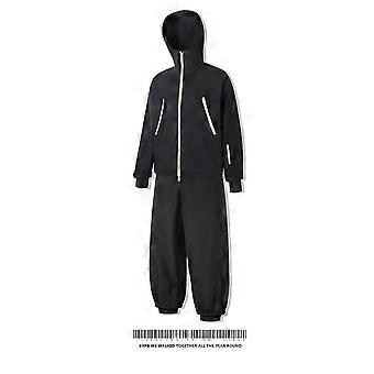 Completo da sci e snowboard unisex 2025: antivento, impermeabile, caldo, con tuta da neve con cerniera e pantaloni da sci professionali.