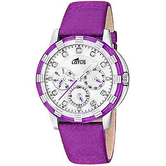 Lotus glee Quartz Analog Woman Watch with Cowhide Bracelet 15746/E