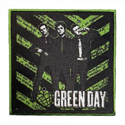Green Day Grenade Woven Patch