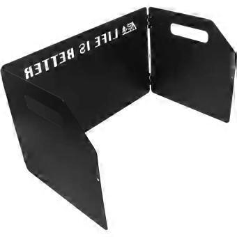 Stove Windscreen Iron Folding Wind Shield for Camping