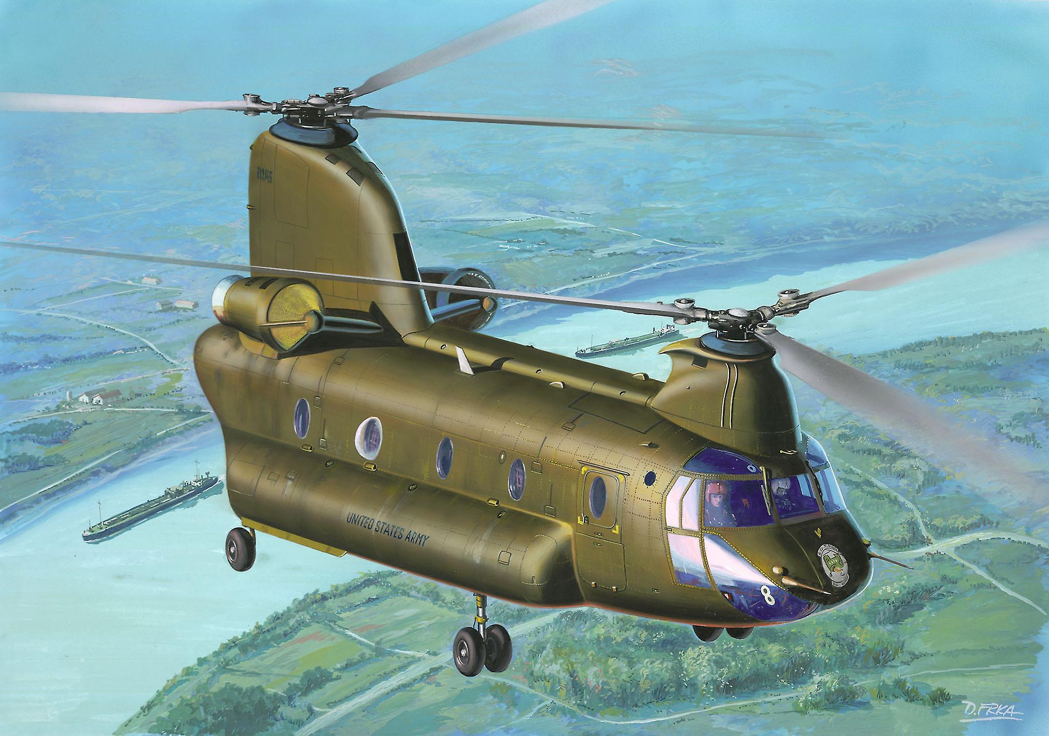 Revell 63825 1:144 CH-47D Chinook Model Starter Kit