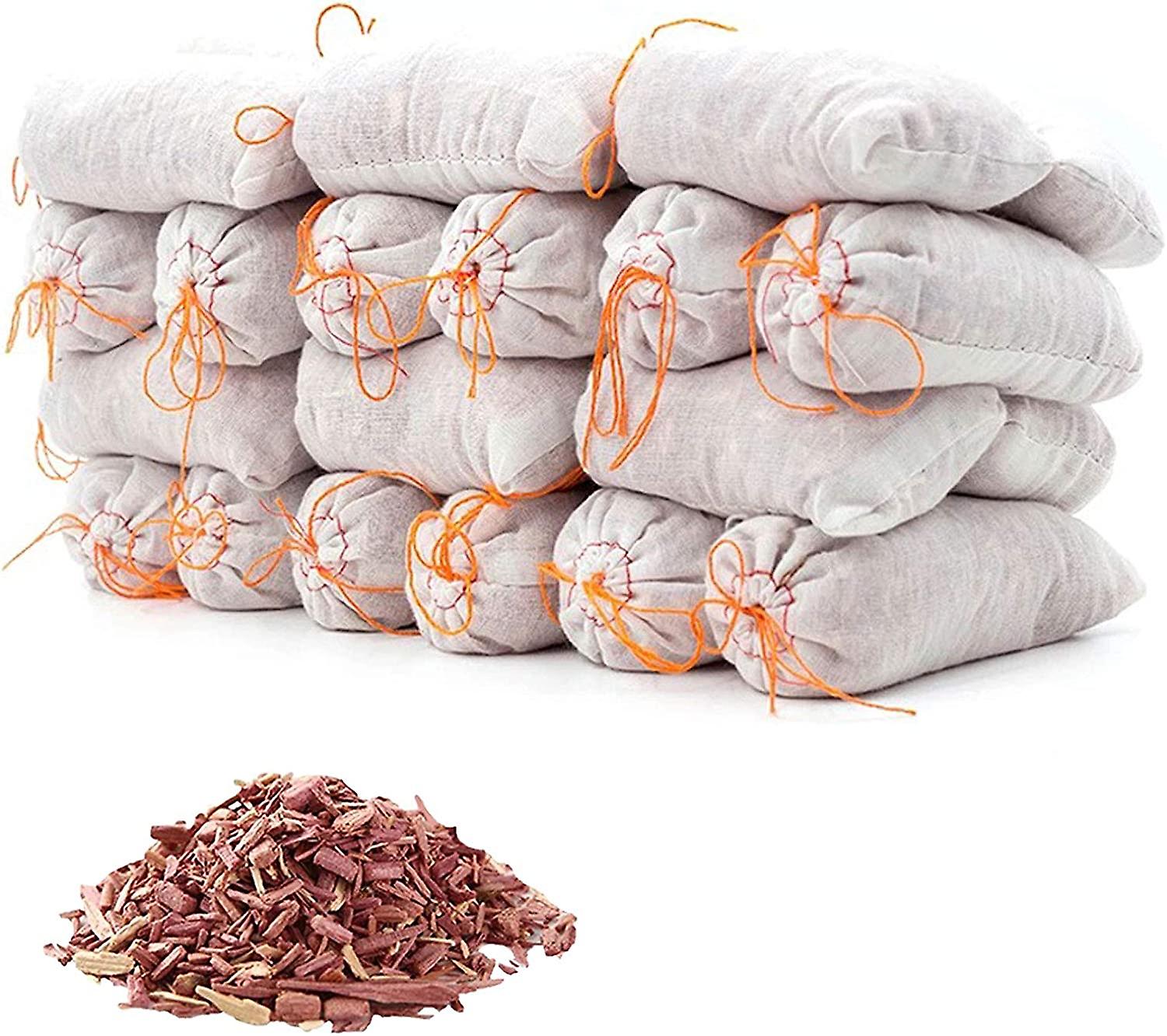 15 Pack Cedar Sachets Bags, Cedar Chips For Closets And Drawers, Cedar Blocks For Clothes Storage, Ced